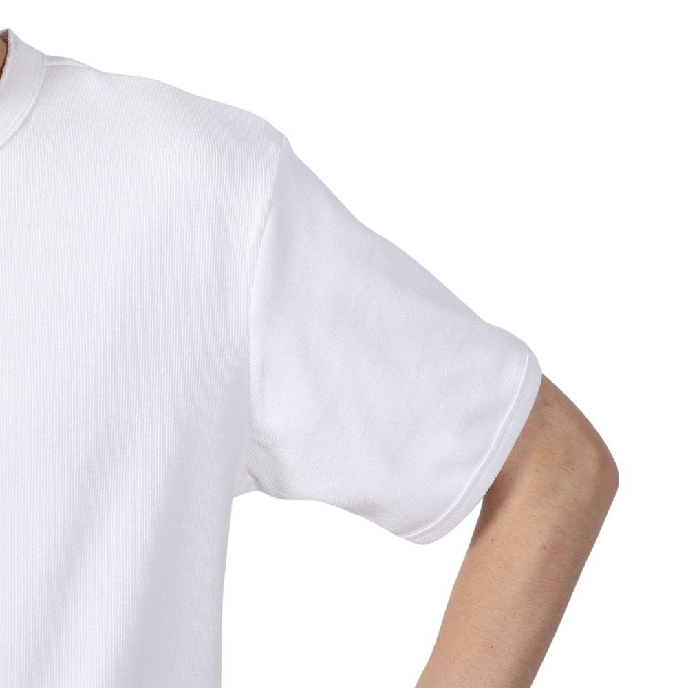 ヘルスニット（Healthknit）（メンズ）ヘビーウェイトリブ ヘンリーネック 半袖Tシャツ 53016 OFF