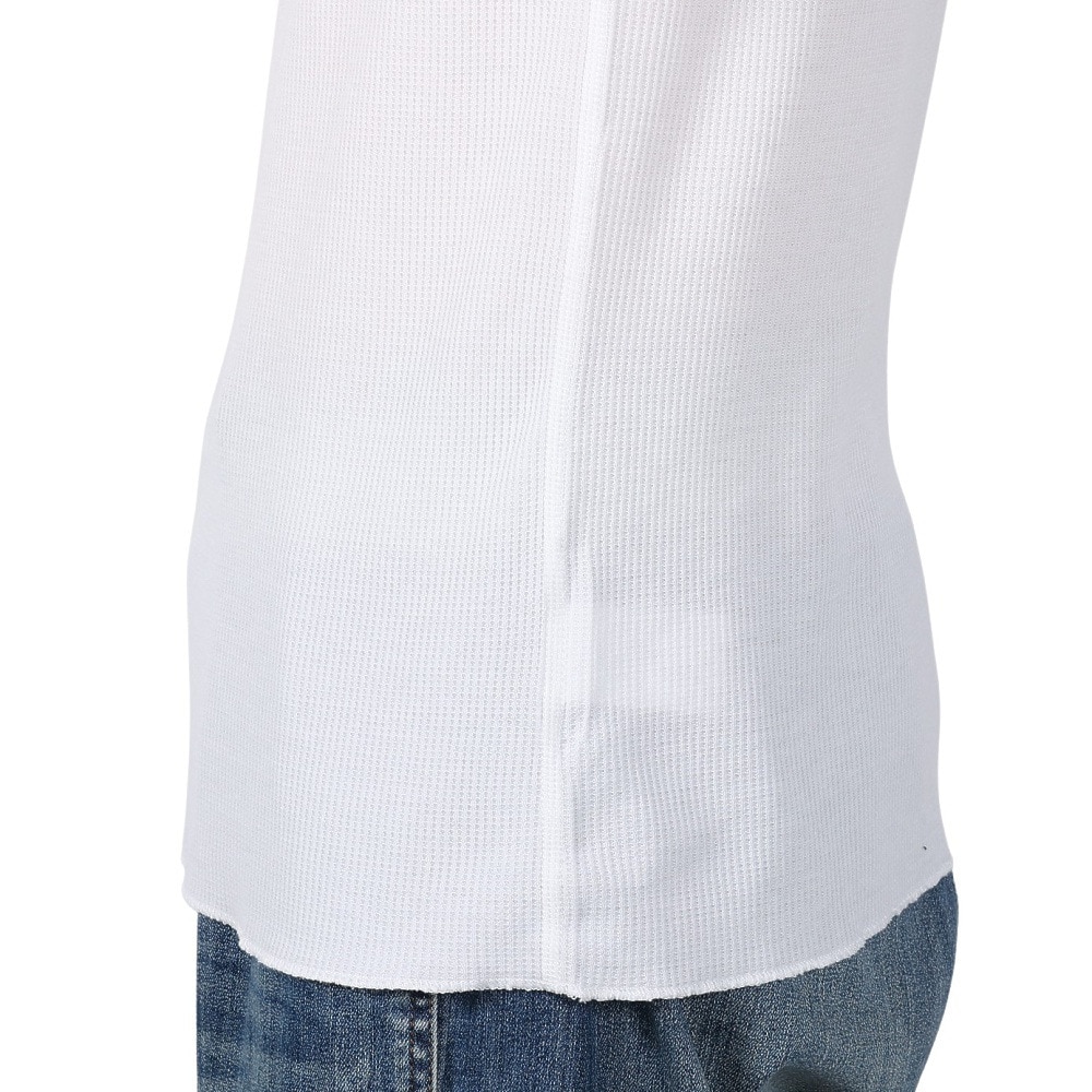 ヘルスニット（Healthknit）（メンズ）ベーシックワッフル ヘンリーネック 半袖Tシャツ 601S OFF