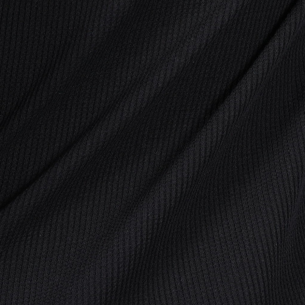 ヘルスニット（Healthknit）（メンズ）ベーシックワッフル クルーネック 半袖Tシャツ 602S BLK