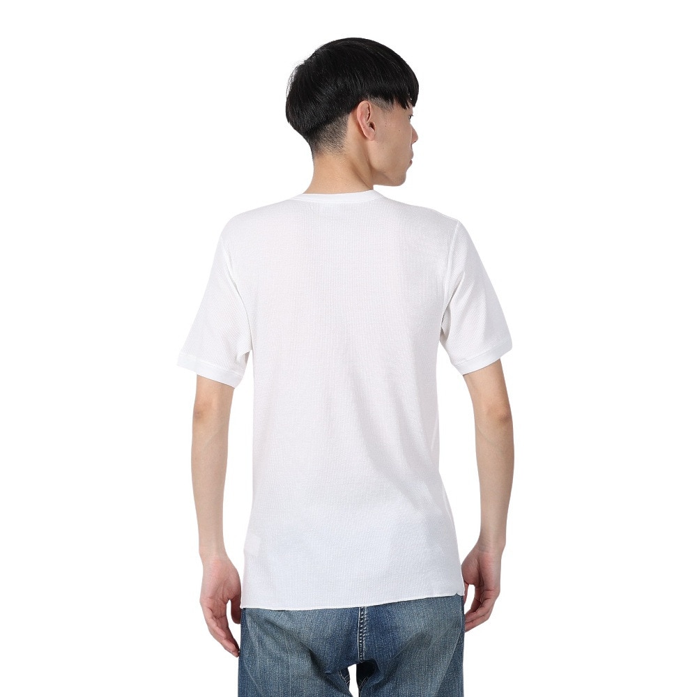 ヘルスニット（Healthknit）（メンズ）ベーシックワッフル クルーネック 半袖Tシャツ 602S OFF
