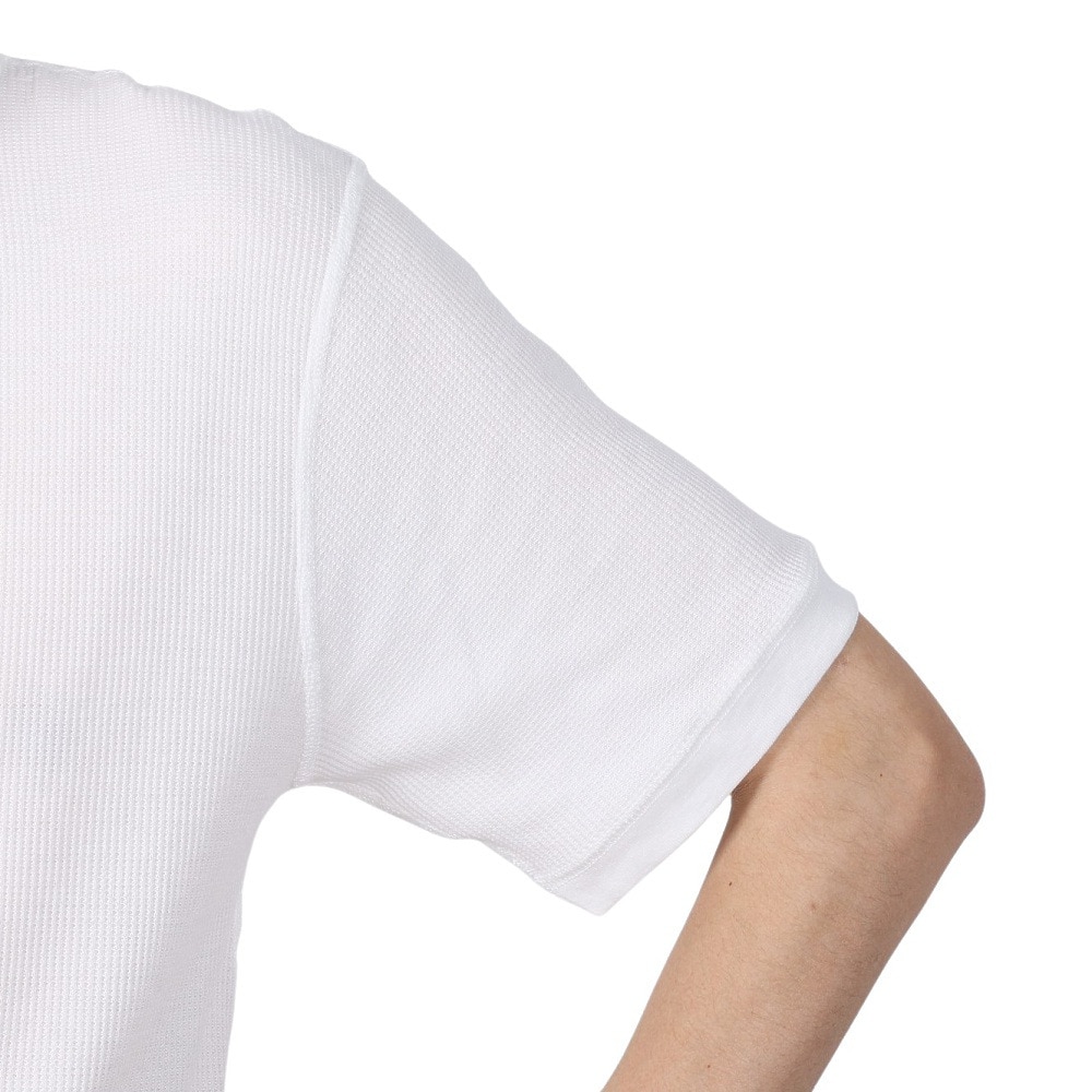 ヘルスニット（Healthknit）（メンズ）ベーシックワッフル クルーネック 半袖Tシャツ 602S OFF