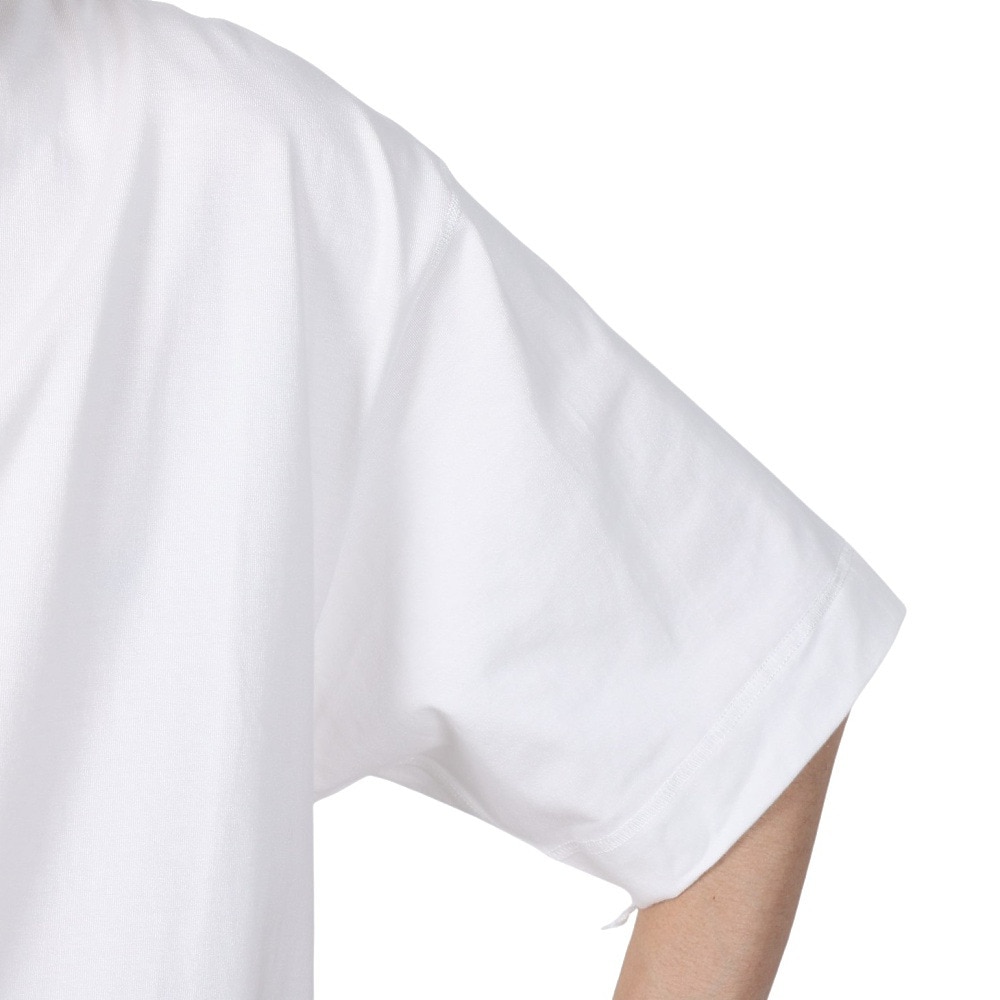 ヘルスニット（Healthknit）（メンズ）U.S.A.コットン ヘンリーネック半袖Tシャツ HR24S-M002 WHT