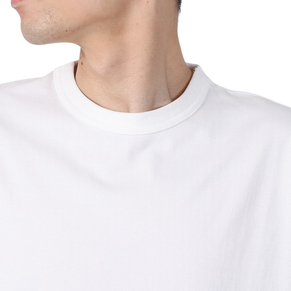 ヘルスニット（Healthknit）（メンズ）U.S.A.コットン クルーネック半袖Tシャツ HR24S-M005 WHT