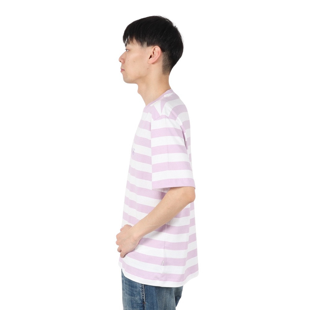 ゲス（GUESS）（メンズ）GUESS JEANS SS レギュラー ストライプ 半袖Tシャツ M4YI84K9XF1 S40L