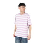 (メンズ)GUESS JEANS SS レギュラー ストライプ 半袖Tシャツ M4YI84K9XF1 S40L