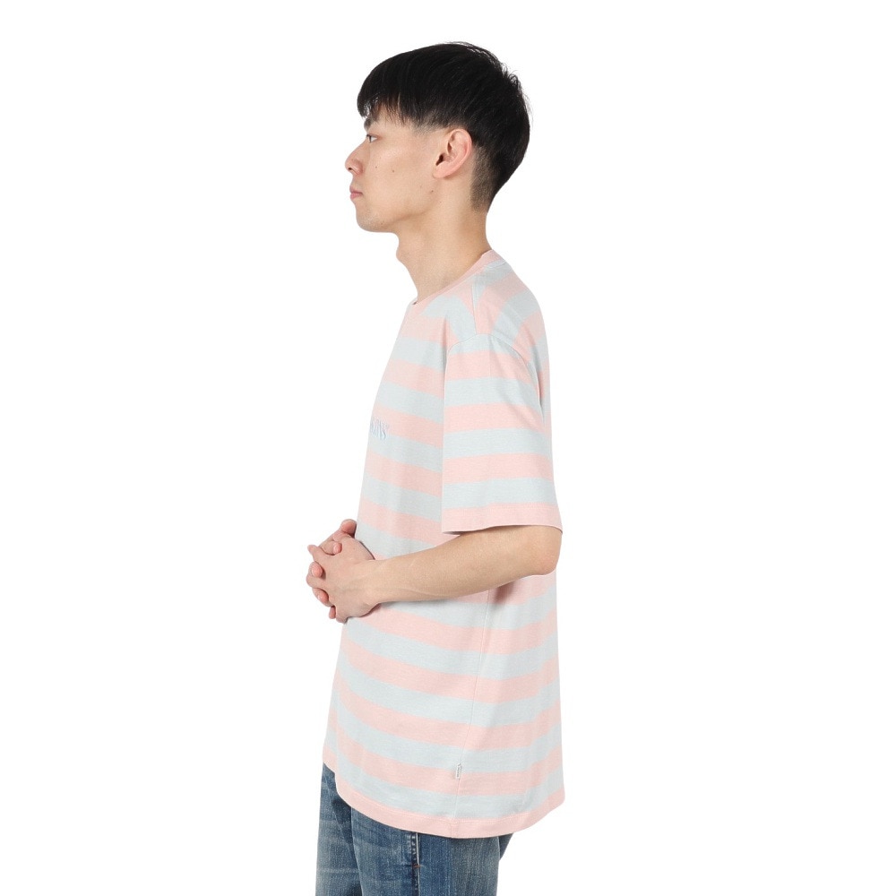 ゲス（GUESS）（メンズ）GUESS JEANS SS レギュラー ストライプ 半袖Tシャツ M4YI84K9XF1 S76Q