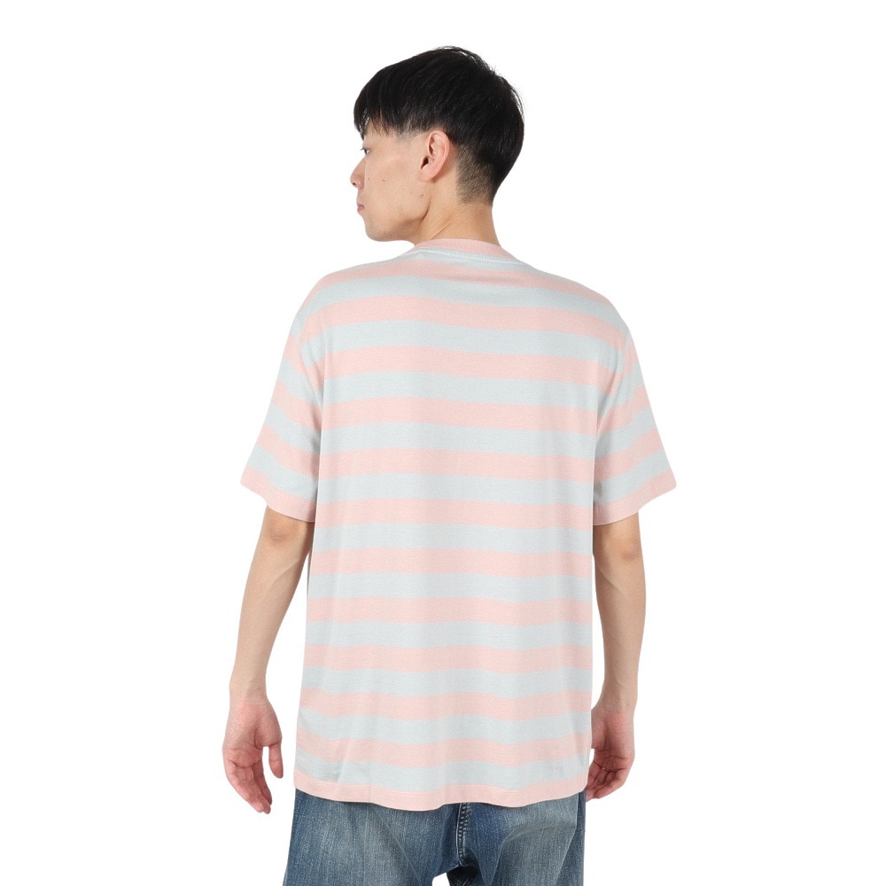 ゲス（GUESS）（メンズ）GUESS JEANS SS レギュラー ストライプ 半袖Tシャツ M4YI84K9XF1 S76Q