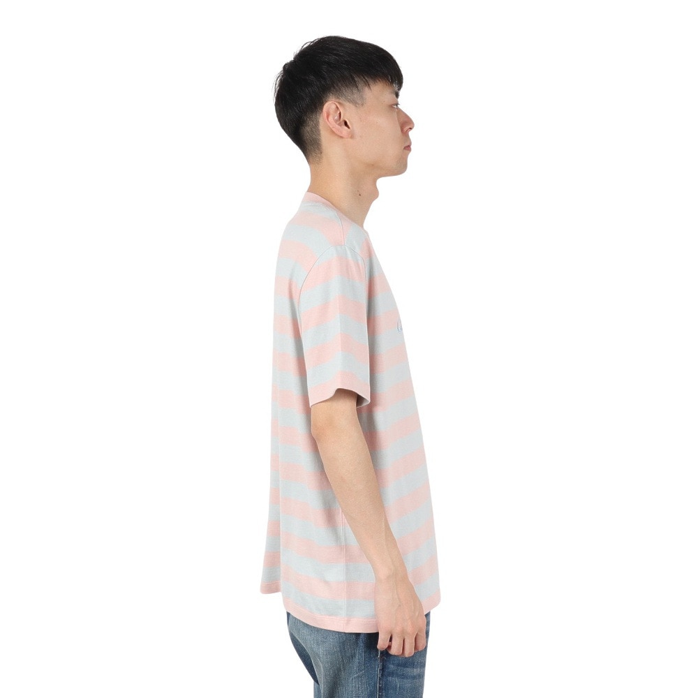 ゲス（GUESS）（メンズ）GUESS JEANS SS レギュラー ストライプ 半袖Tシャツ M4YI84K9XF1 S76Q