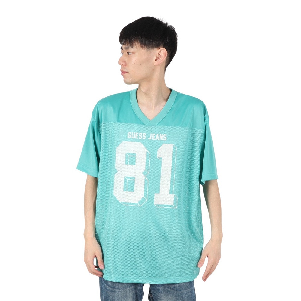 ゲス（GUESS）（メンズ）GUESS JEANS Vn Os 81 メッシュ 半袖Tシャツ M5GI48KCTE2 A83L