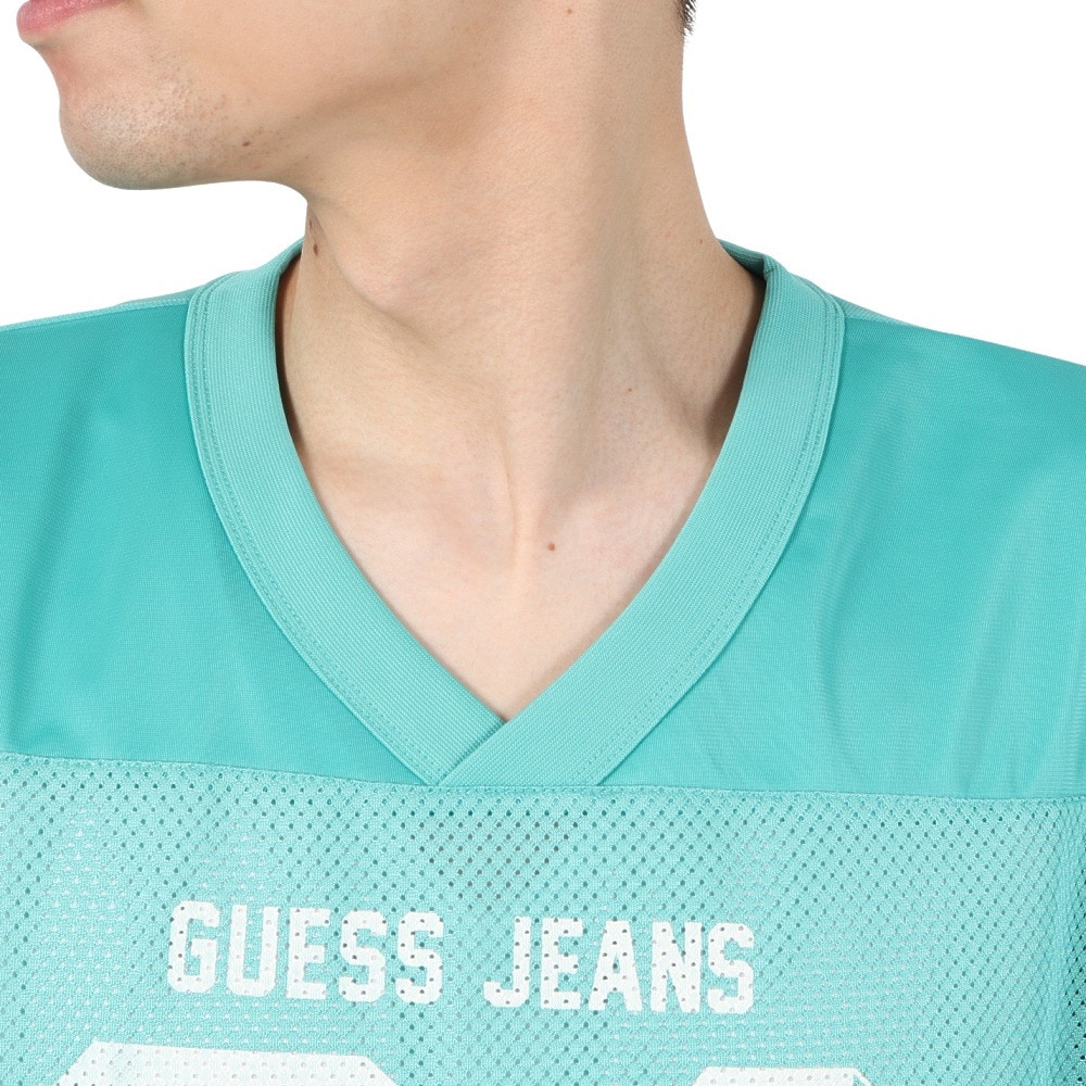 ゲス（GUESS）（メンズ）GUESS JEANS Vn Os 81 メッシュ 半袖Tシャツ M5GI48KCTE2 A83L