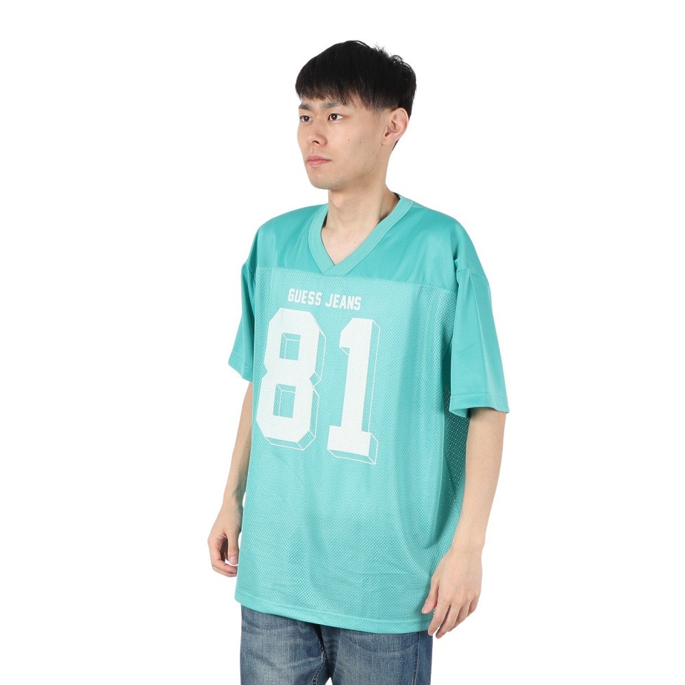 ゲス（GUESS）（メンズ）GUESS JEANS Vn Os 81 メッシュ 半袖Tシャツ M5GI48KCTE2 A83L