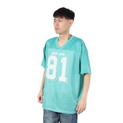 (メンズ)GUESS JEANS Vn Os 81 メッシュ 半袖Tシャツ M5GI48KCTE2 A83L
