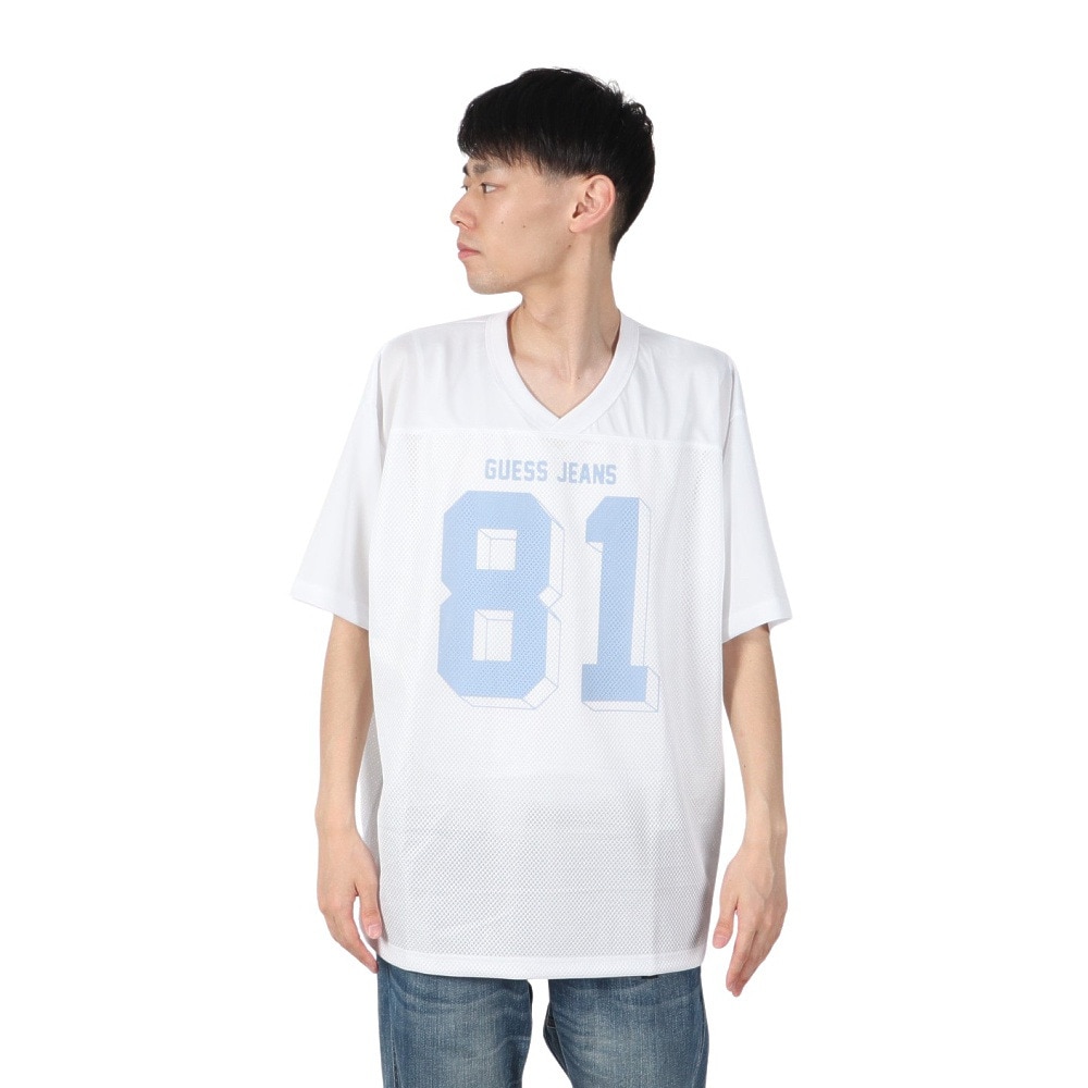 ゲス（GUESS）（メンズ）GUESS JEANS Vn Os 81 メッシュ 半袖Tシャツ M5GI48KCTE2 G011