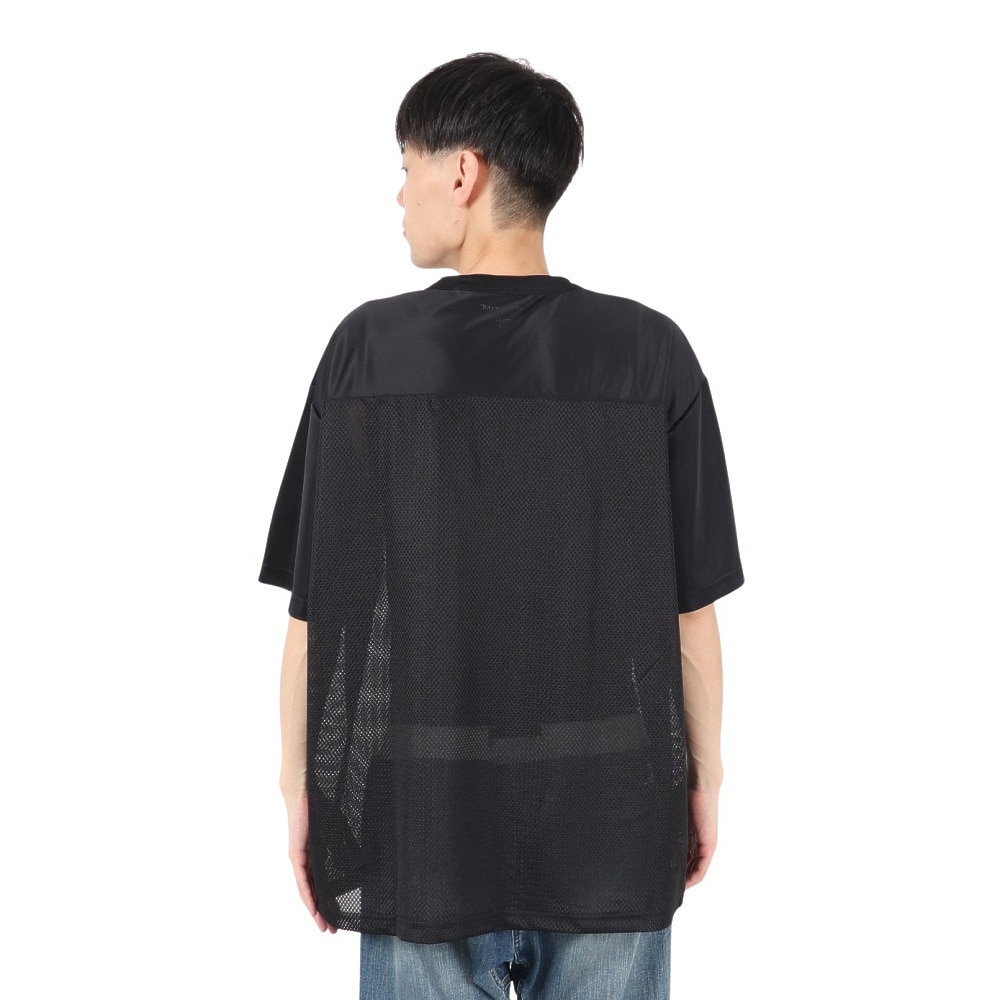 ゲス（GUESS）（メンズ）GUESS JEANS Vn Os 81 メッシュ 半袖Tシャツ M5GI48KCTE2 JBLK
