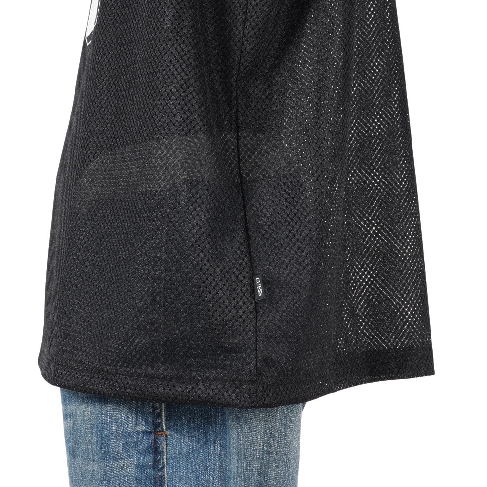 ゲス（GUESS）（メンズ）GUESS JEANS Vn Os 81 メッシュ 半袖Tシャツ M5GI48KCTE2 JBLK