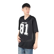 (メンズ)GUESS JEANS Vn Os 81 メッシュ 半袖Tシャツ M5GI48KCTE2 JBLK