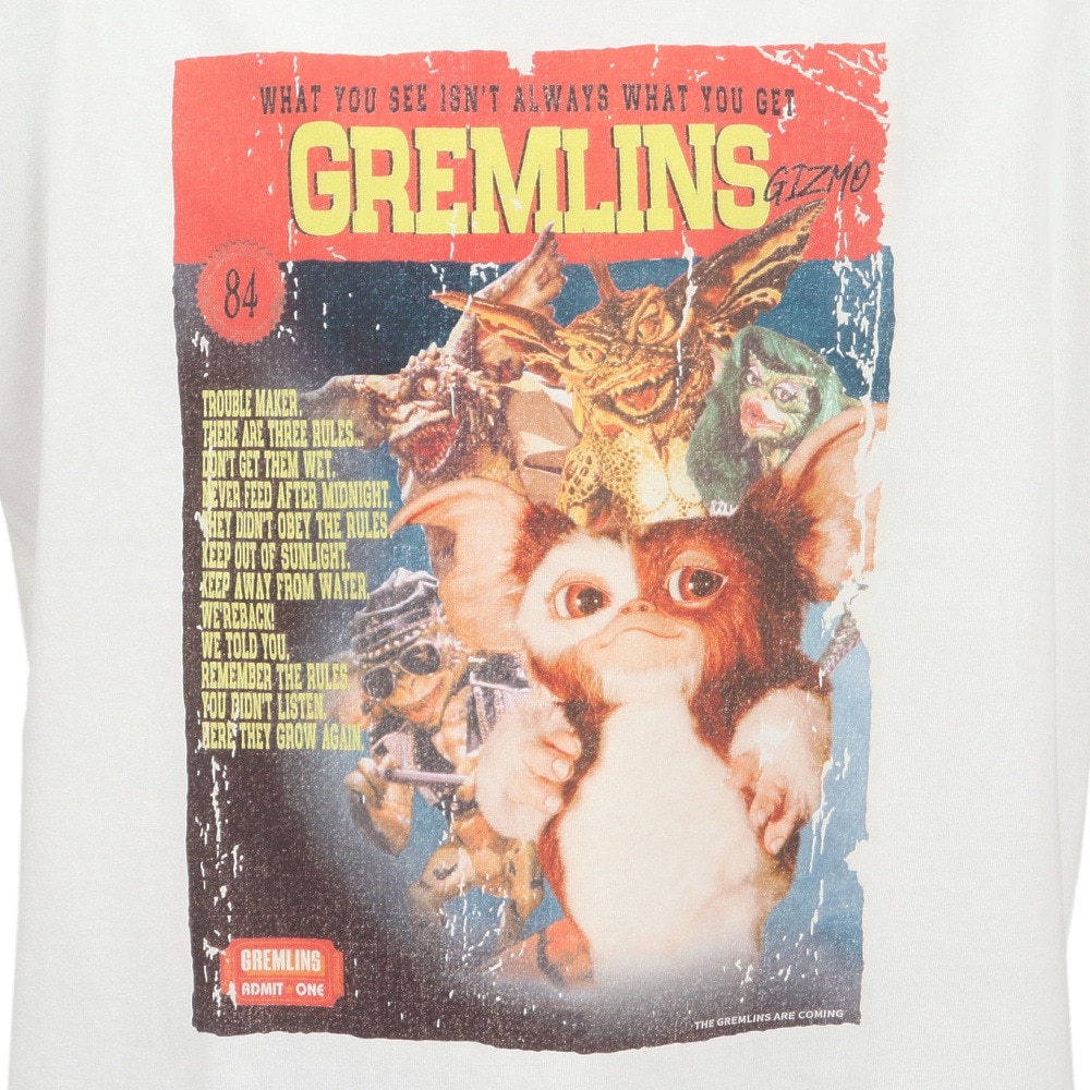 グレムリンズ（GREMLINS）（メンズ）グレムリンズ ムービーポスターTシャツ 5515003-07 WHT