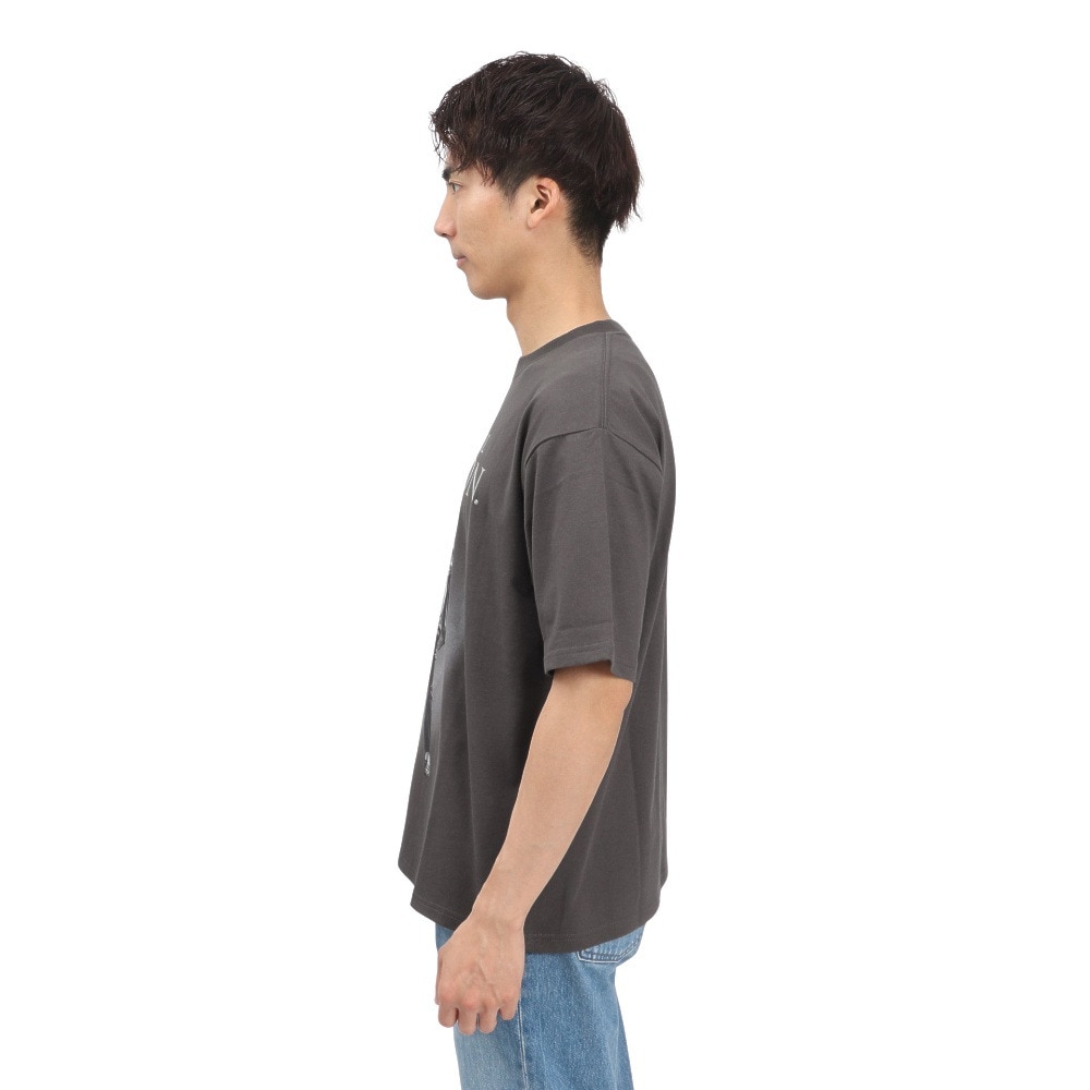 その他ブランド（OTHER BRAND）（メンズ）マイケルジャクソン SILVER箔プリントTシャツ 5515024-02 CHA