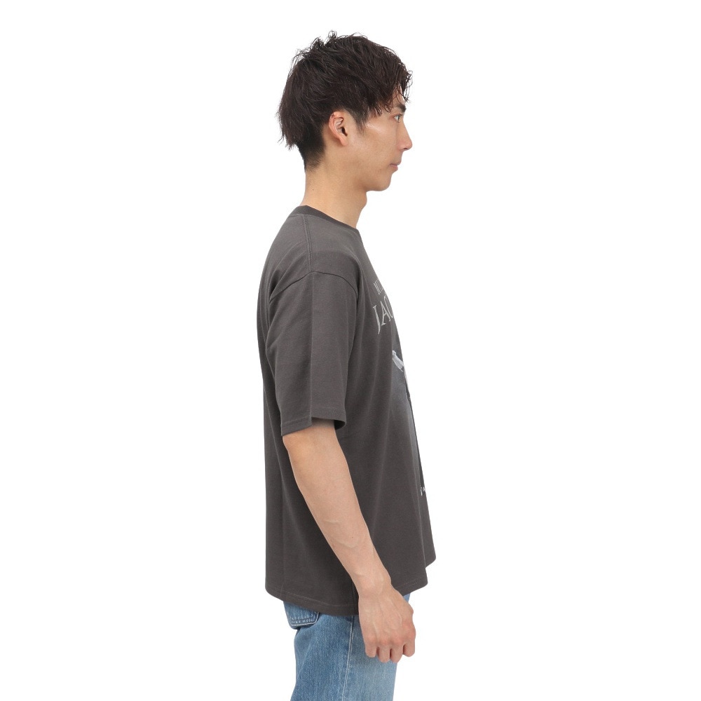 その他ブランド（OTHER BRAND）（メンズ）マイケルジャクソン SILVER箔プリントTシャツ 5515024-02 CHA