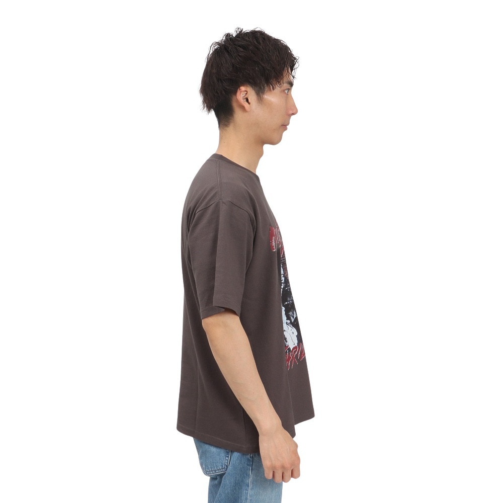 その他ブランド（OTHER BRAND）（メンズ）マイケルジャクソン THRILLERプリントTシャツ 5515026-02 CHA