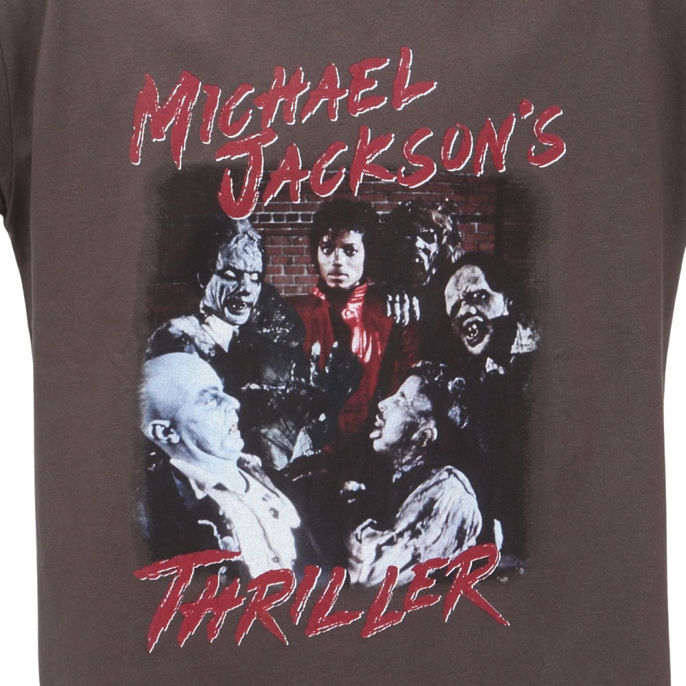 その他ブランド（OTHER BRAND）（メンズ）マイケルジャクソン THRILLERプリントTシャツ 5515026-02 CHA