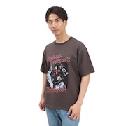 (メンズ)マイケルジャクソン THRILLERプリントTシャツ 5515026-02 CHA