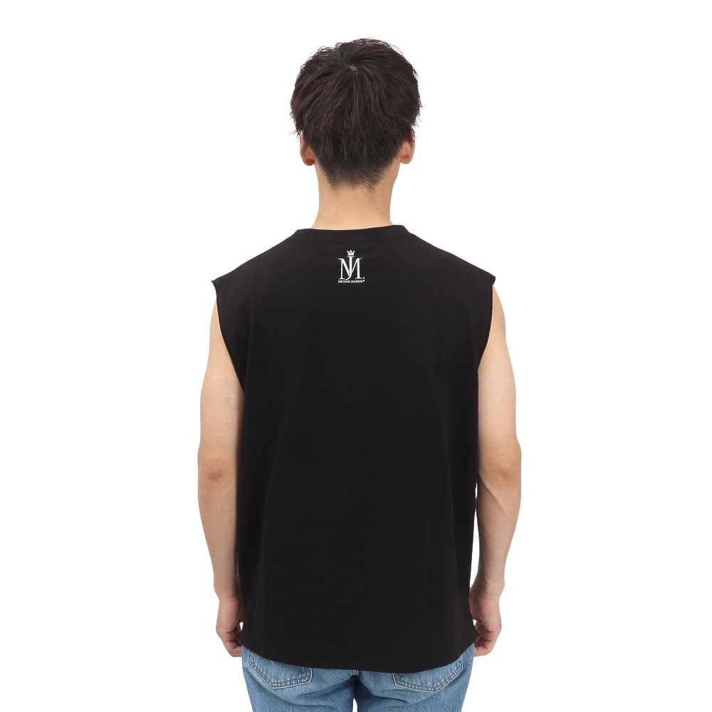 その他ブランド（OTHER BRAND）（メンズ）マイケルジャクソン ノースリーブTシャツ 5515027-01 BLK