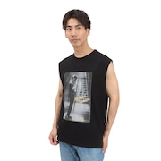 (メンズ)マイケルジャクソン ノースリーブTシャツ 5515027-01 BLK