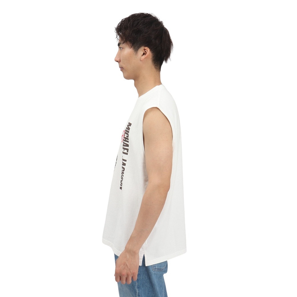 その他ブランド（OTHER BRAND）（メンズ）マイケルジャクソン ノースリーブTシャツ 5515027-07 WHT