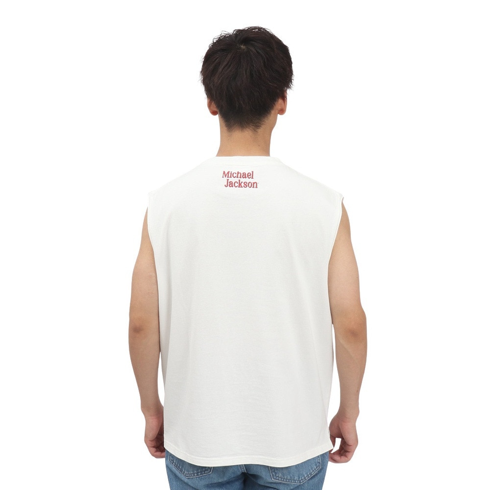 その他ブランド（OTHER BRAND）（メンズ）マイケルジャクソン ノースリーブTシャツ 5515027-07 WHT