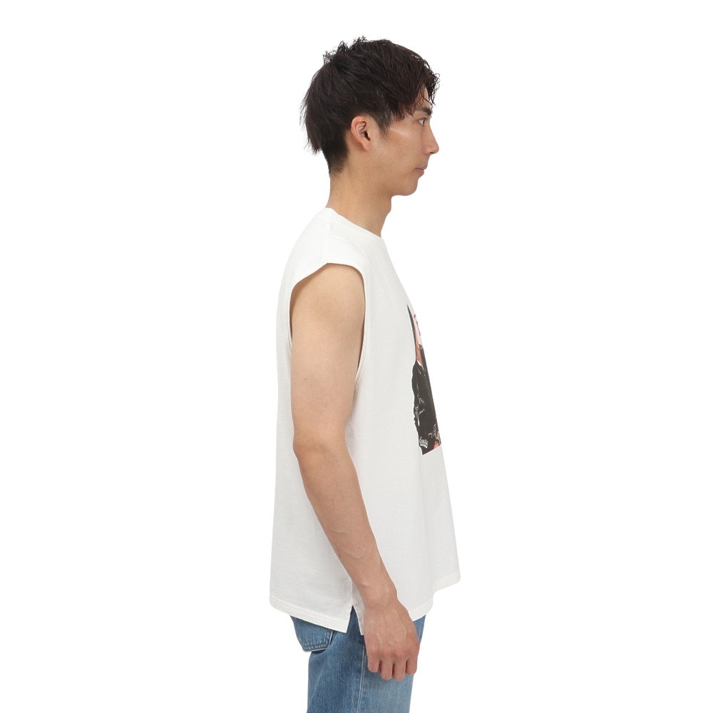 その他ブランド（OTHER BRAND）（メンズ）マイケルジャクソン ノースリーブTシャツ 5515027-07 WHT