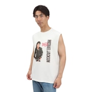 (メンズ)マイケルジャクソン ノースリーブTシャツ 5515027-07 WHT