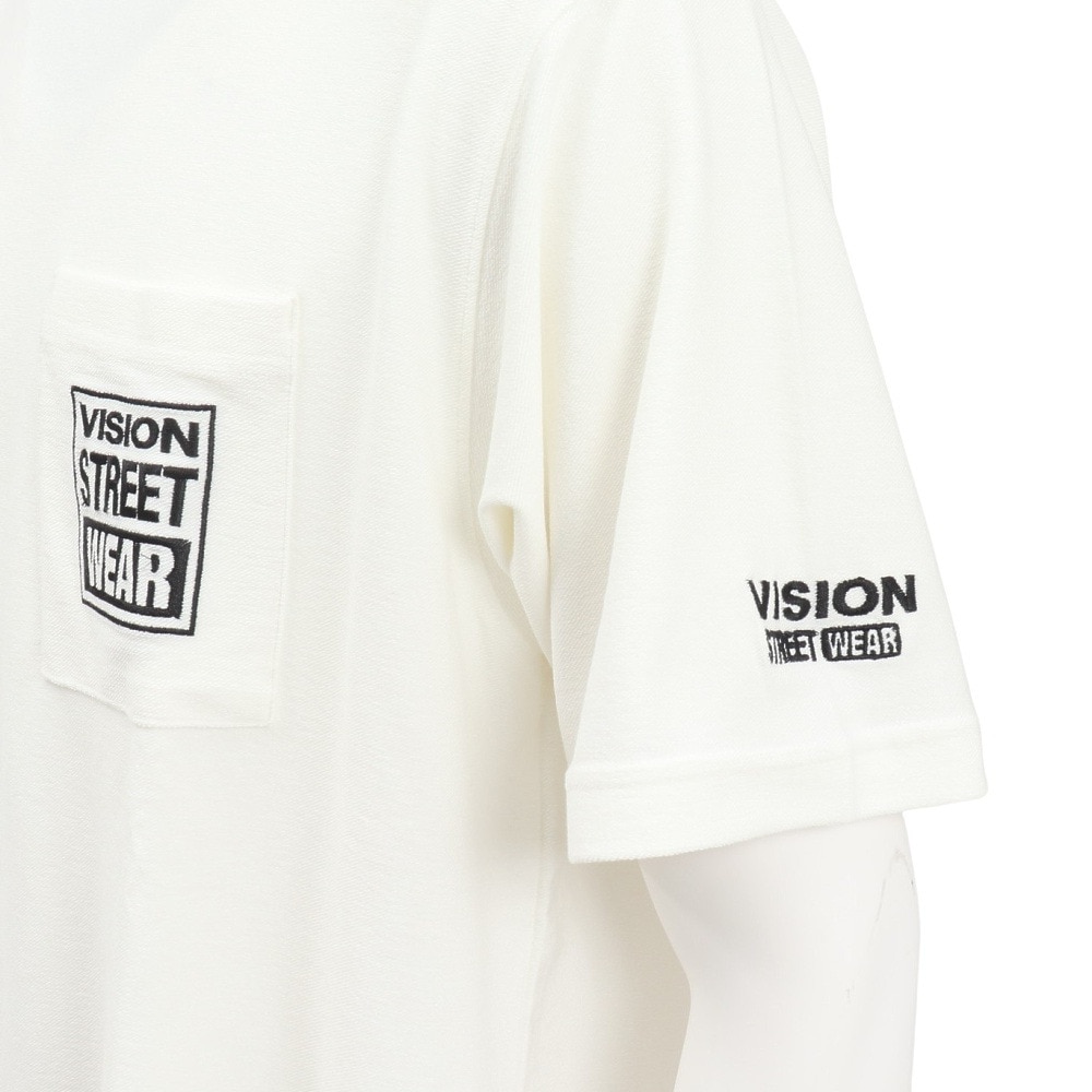 ヴィジョン（VISION）（メンズ）Hy-tech VSWpoke 半袖Tシャツ 5505005-07 WHT