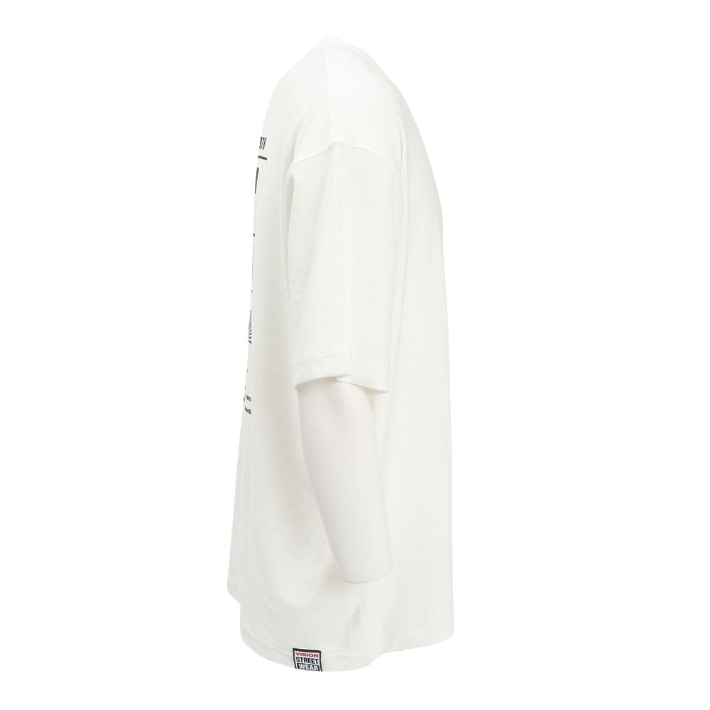 ヴィジョン（VISION）（メンズ）Hy-tech VSWlogo 半袖Tシャツ 5505006-07 WHT