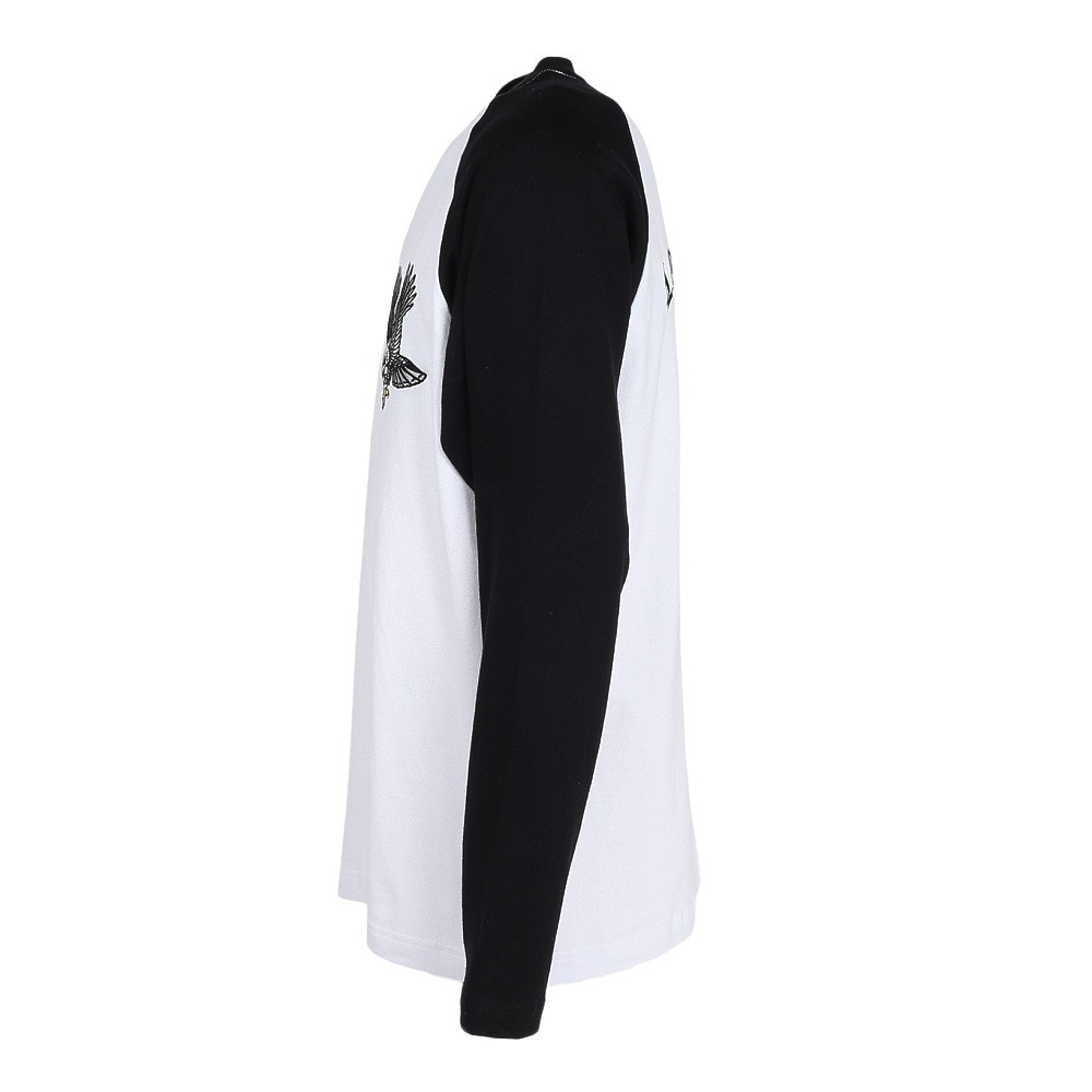 エクストララージ（XLARGE）（メンズ）EAGLE RAGLAN 長袖Tシャツ 101253011020-BLACK