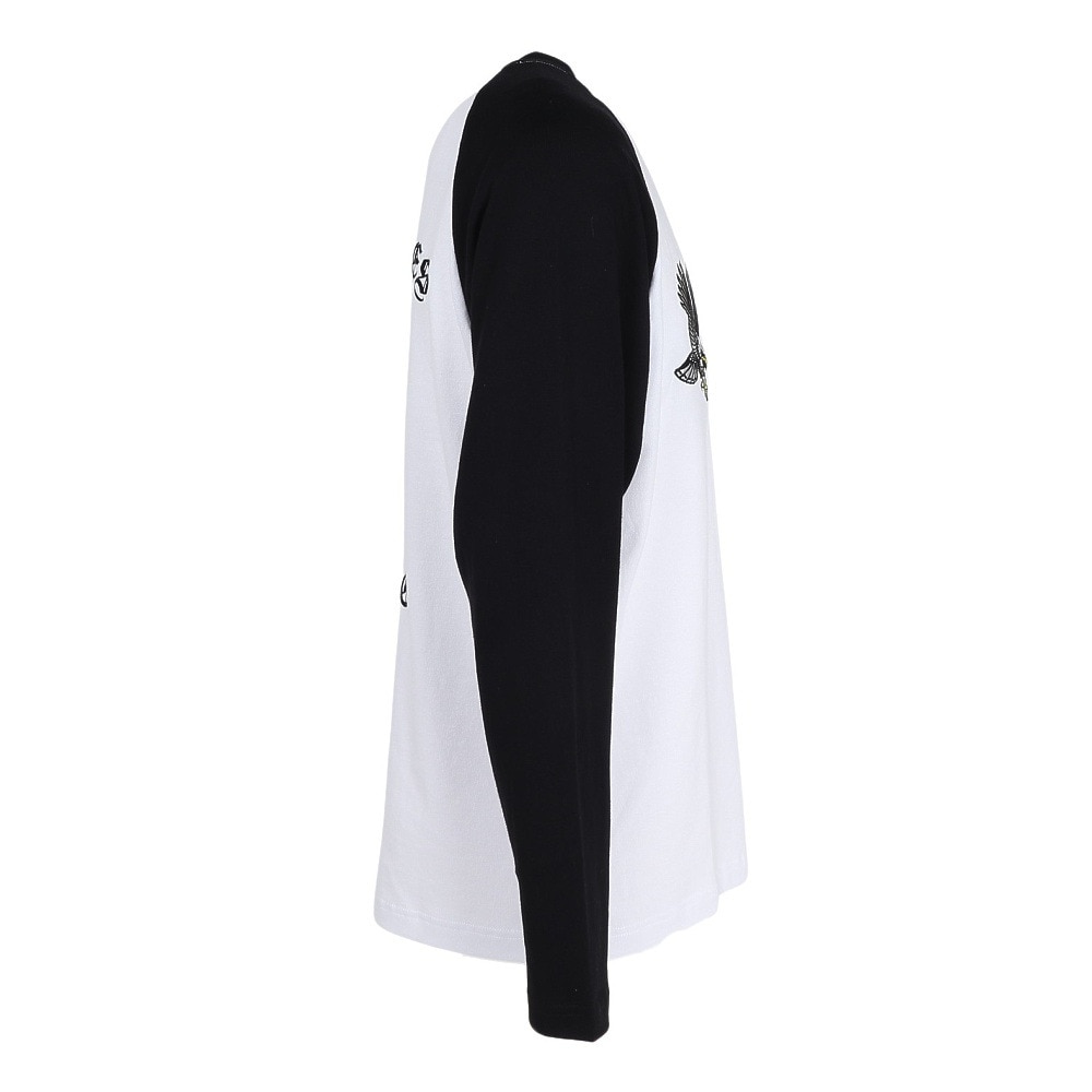 エクストララージ（XLARGE）（メンズ）EAGLE RAGLAN 長袖Tシャツ 101253011020-BLACK