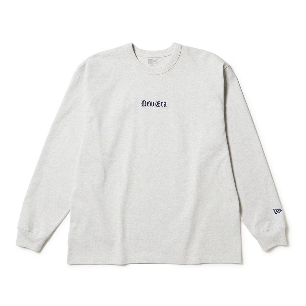 ニューエラ（NEW ERA）（メンズ、レディース）長袖 オーバーサイズド ヘビーウェイト コットン Tシャツ Old English 14682685