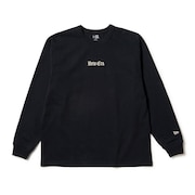 (メンズ、レディース)長袖 オーバーサイズド ヘビーウェイト コットン Tシャツ Old English 14682686