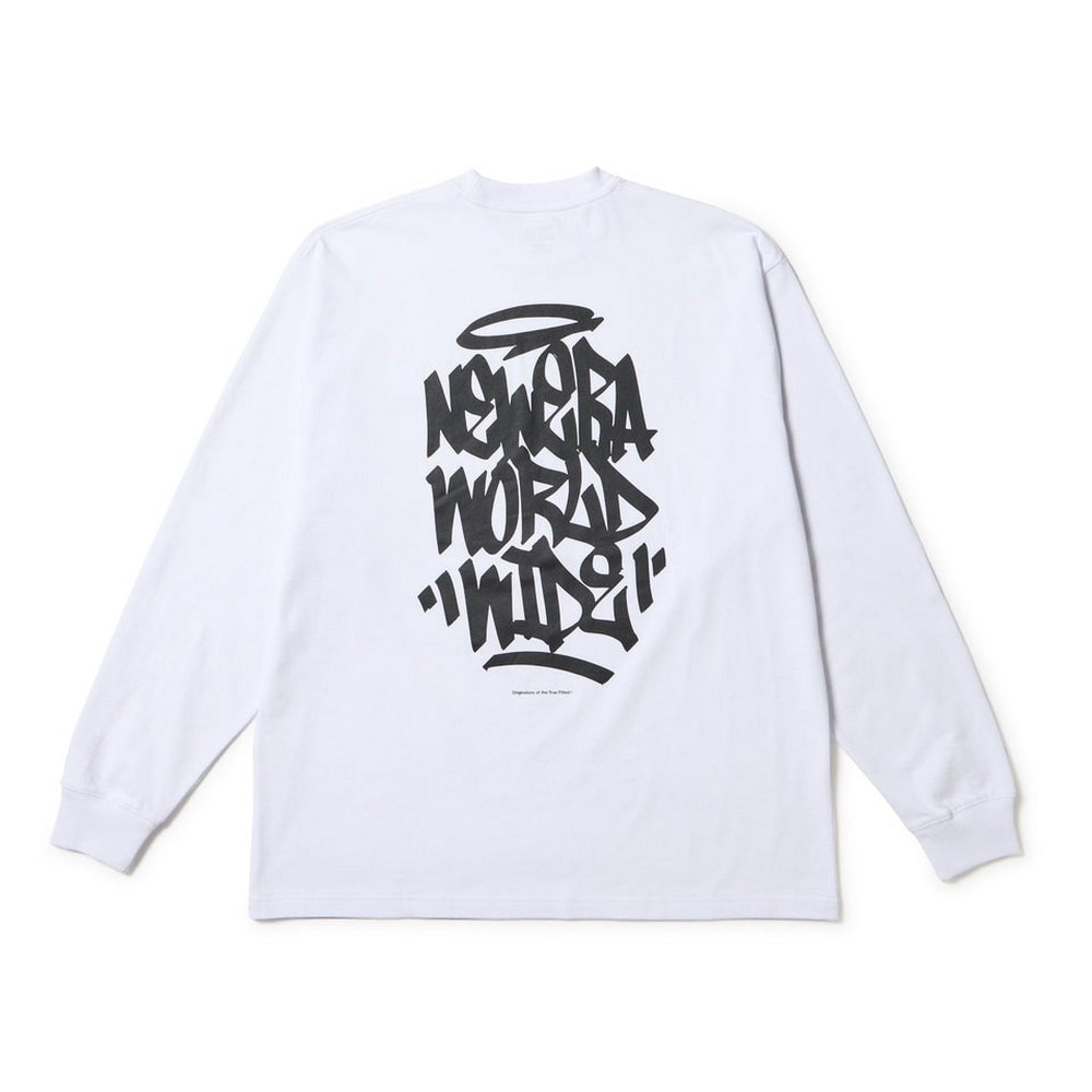 ニューエラ（NEW ERA）（メンズ、レディース）長袖 オーバーサイズド コットン Tシャツ Tagging 14682689