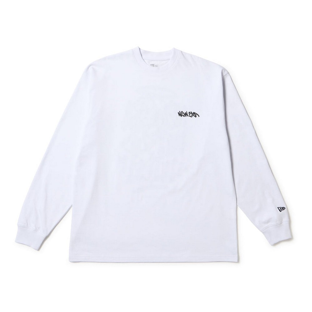 ニューエラ（NEW ERA）（メンズ、レディース）長袖 オーバーサイズド コットン Tシャツ Tagging 14682689