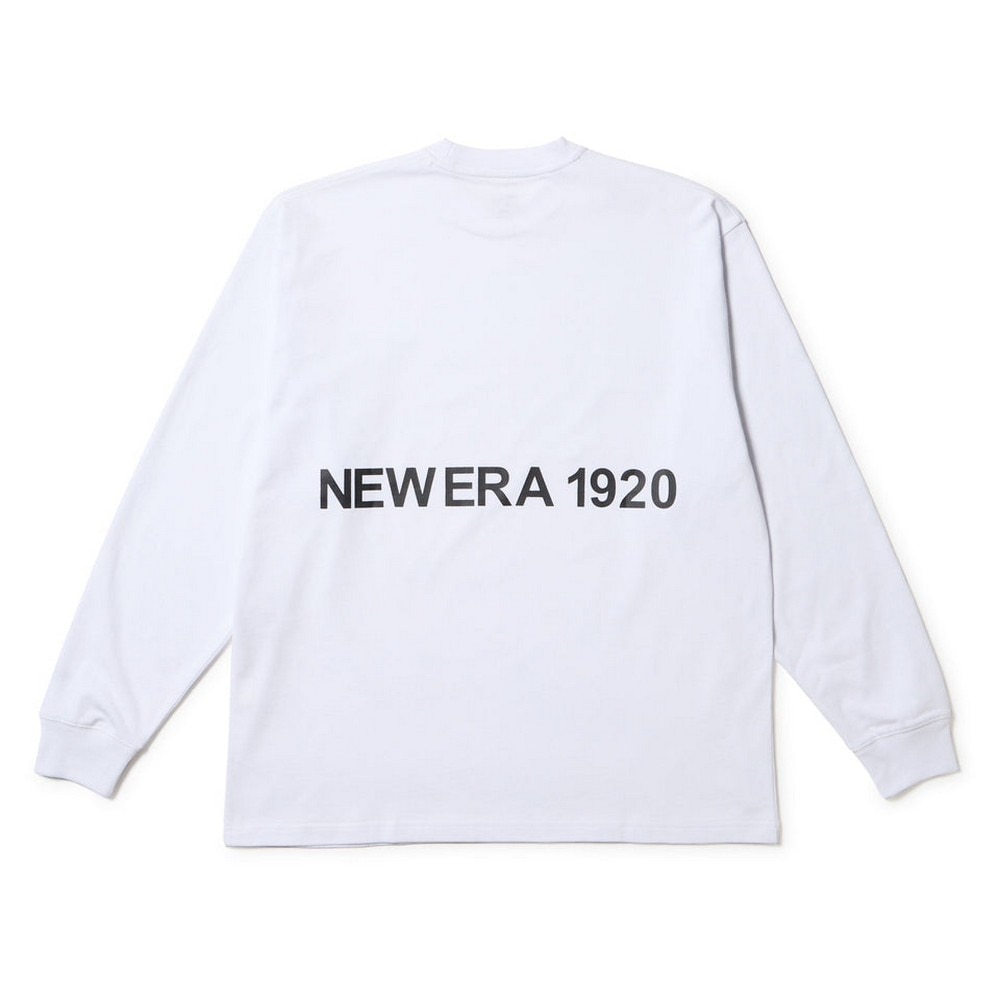 ニューエラ（NEW ERA）（メンズ、レディース）長袖 オーバーサイズド コットン Tシャツ 1920 14682695
