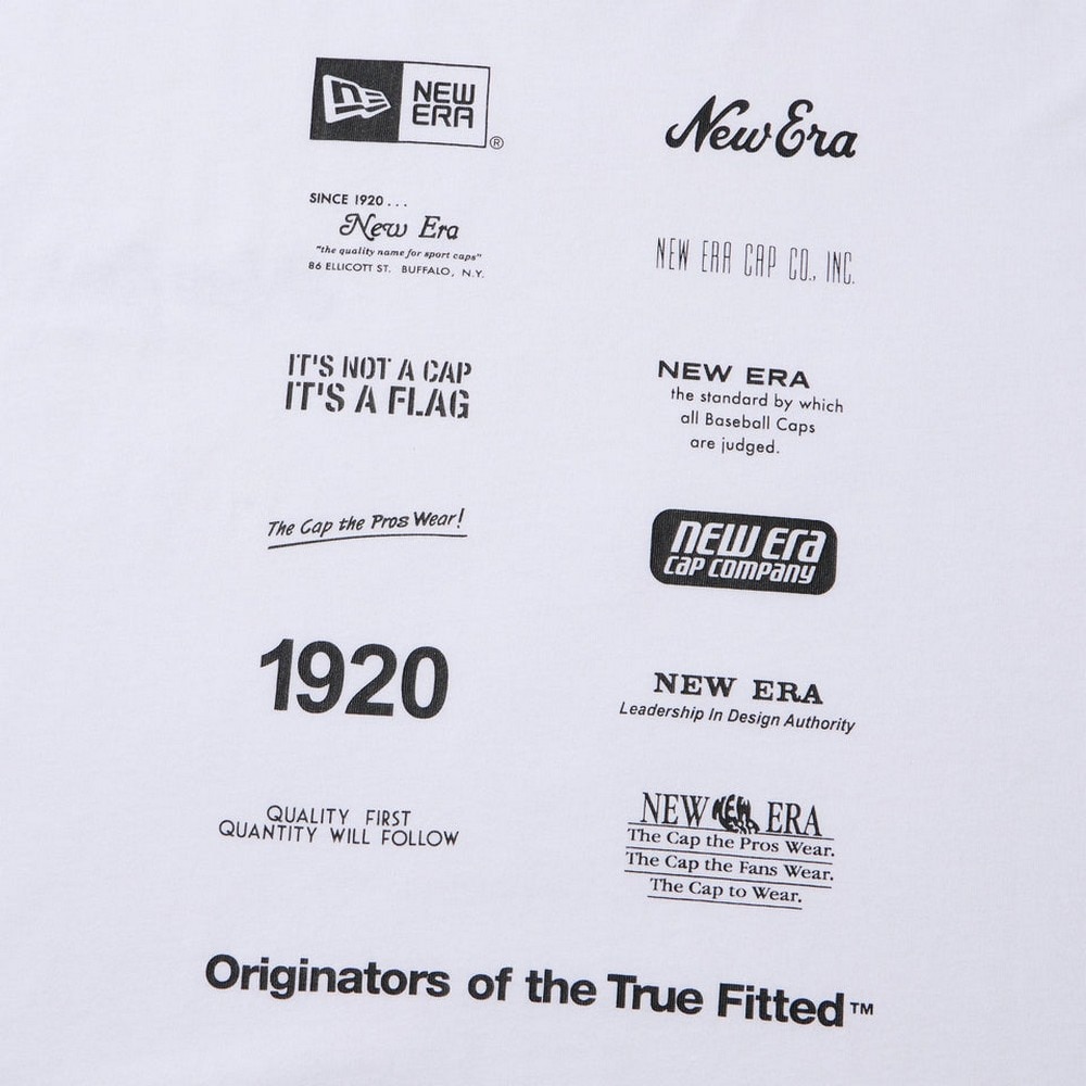 ニューエラ（NEW ERA）（メンズ、レディース）長袖 オーバーサイズド コットン Tシャツ Archive Mix Logo 14682700