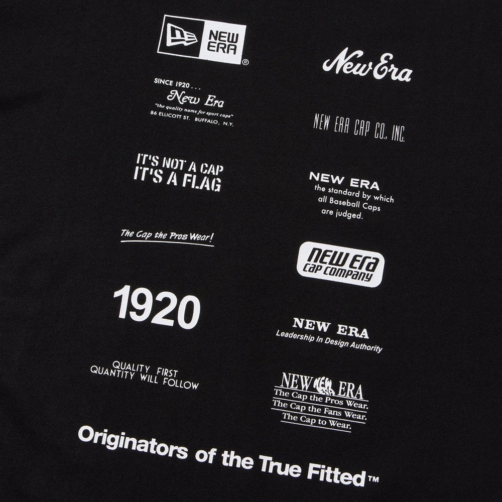 ニューエラ（NEW ERA）（メンズ、レディース）長袖 オーバーサイズド コットン Tシャツ Archive Mix Logo 14682701