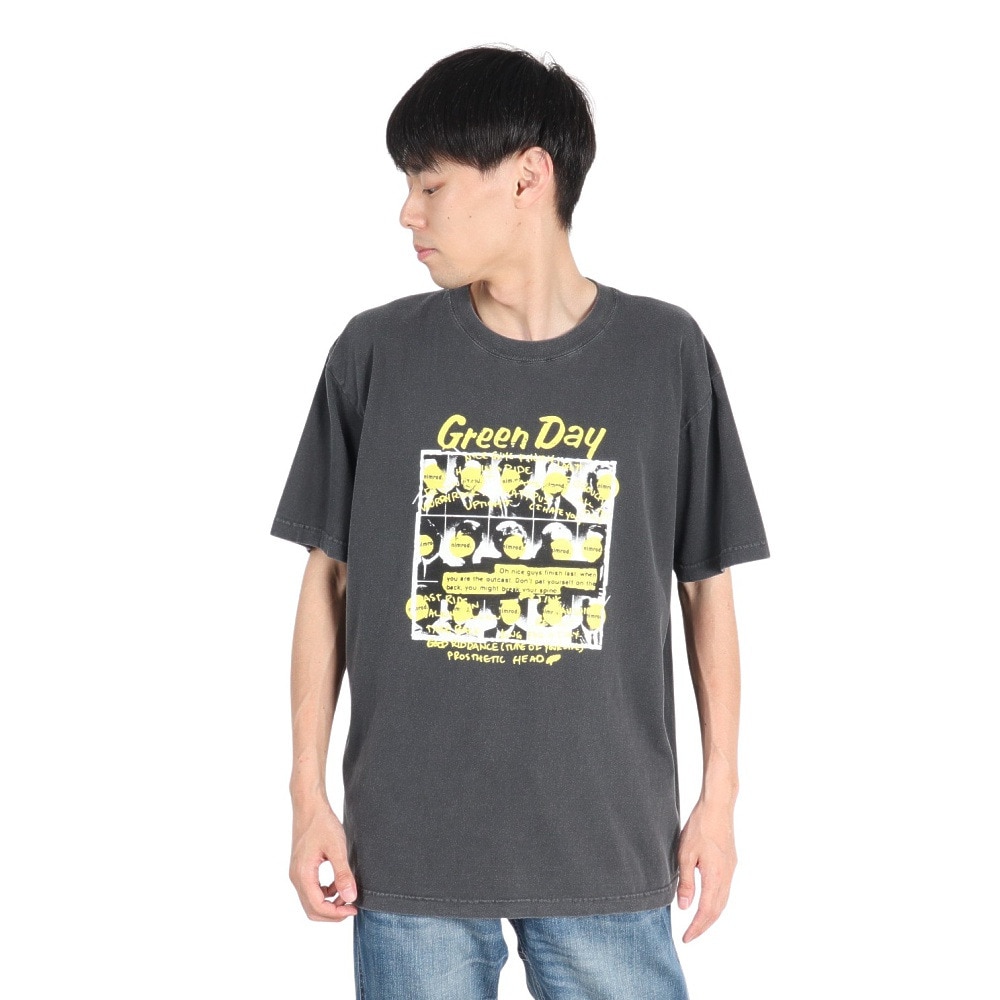 4X（4X）（メンズ）GREEN DAY 半袖Tシャツ GRD004W CGRY
