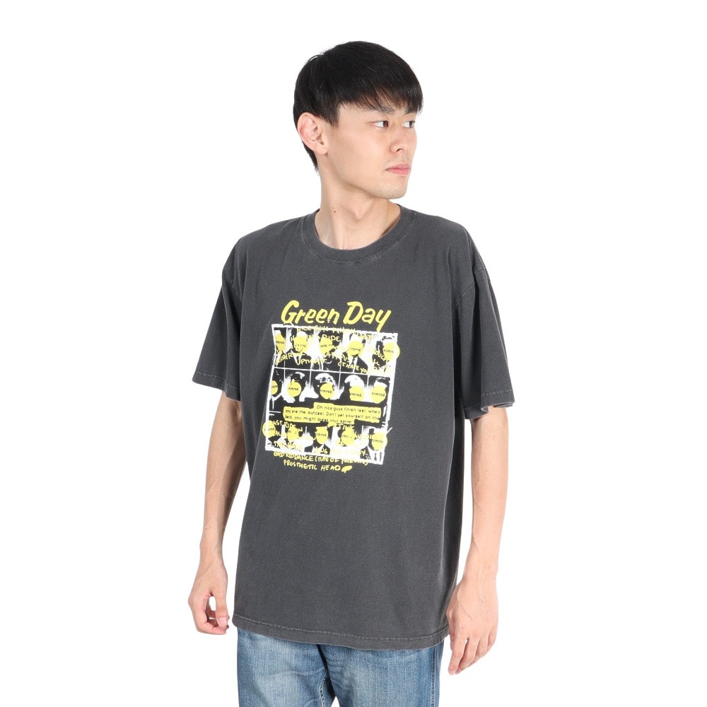 4X（4X）（メンズ）GREEN DAY 半袖Tシャツ GRD004W CGRY