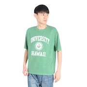 (メンズ)UNIVERSITY 半袖Tシャツ HWI001W GRN