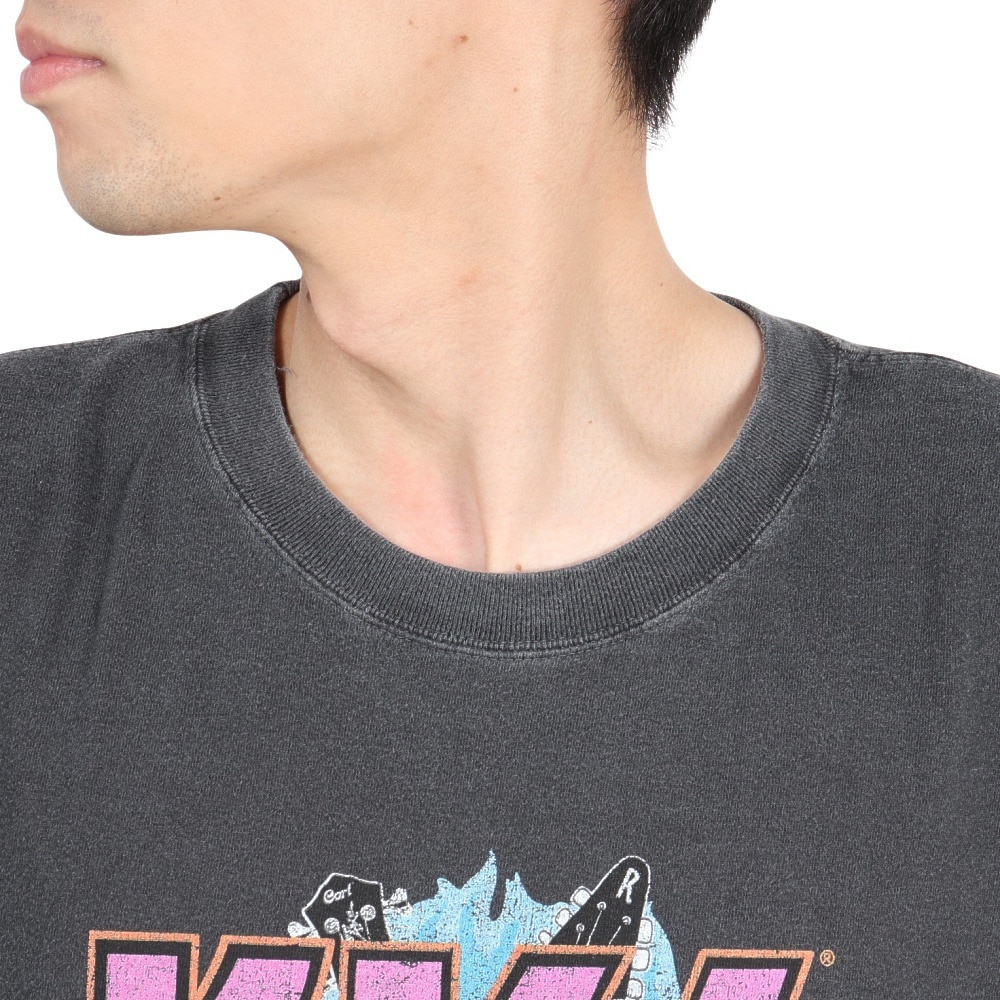4X（4X）（メンズ）キッス 半袖Tシャツ KIS002W CGRY