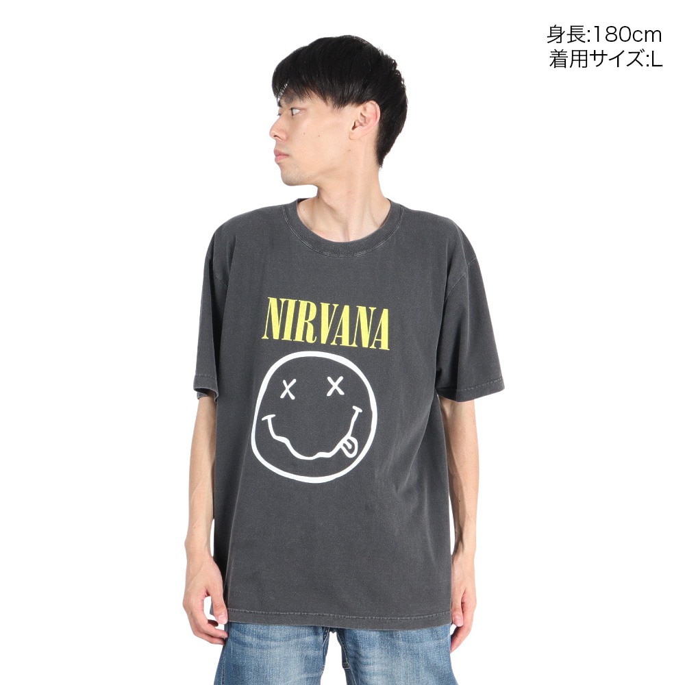 4X（4X）（メンズ）NIRVANA 半袖Tシャツ 25NVN002W CGRY