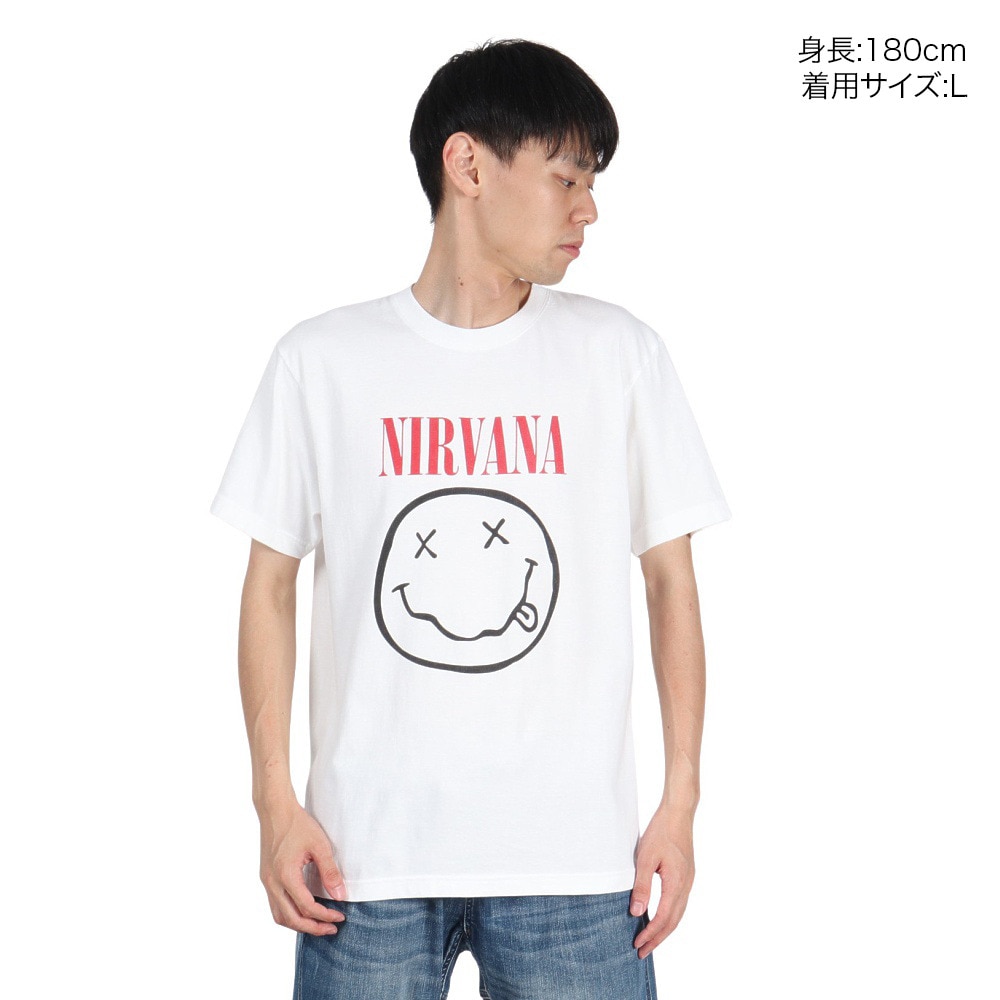 4X（4X）（メンズ）NIRVANA 半袖Tシャツ 25NVN002W WHT