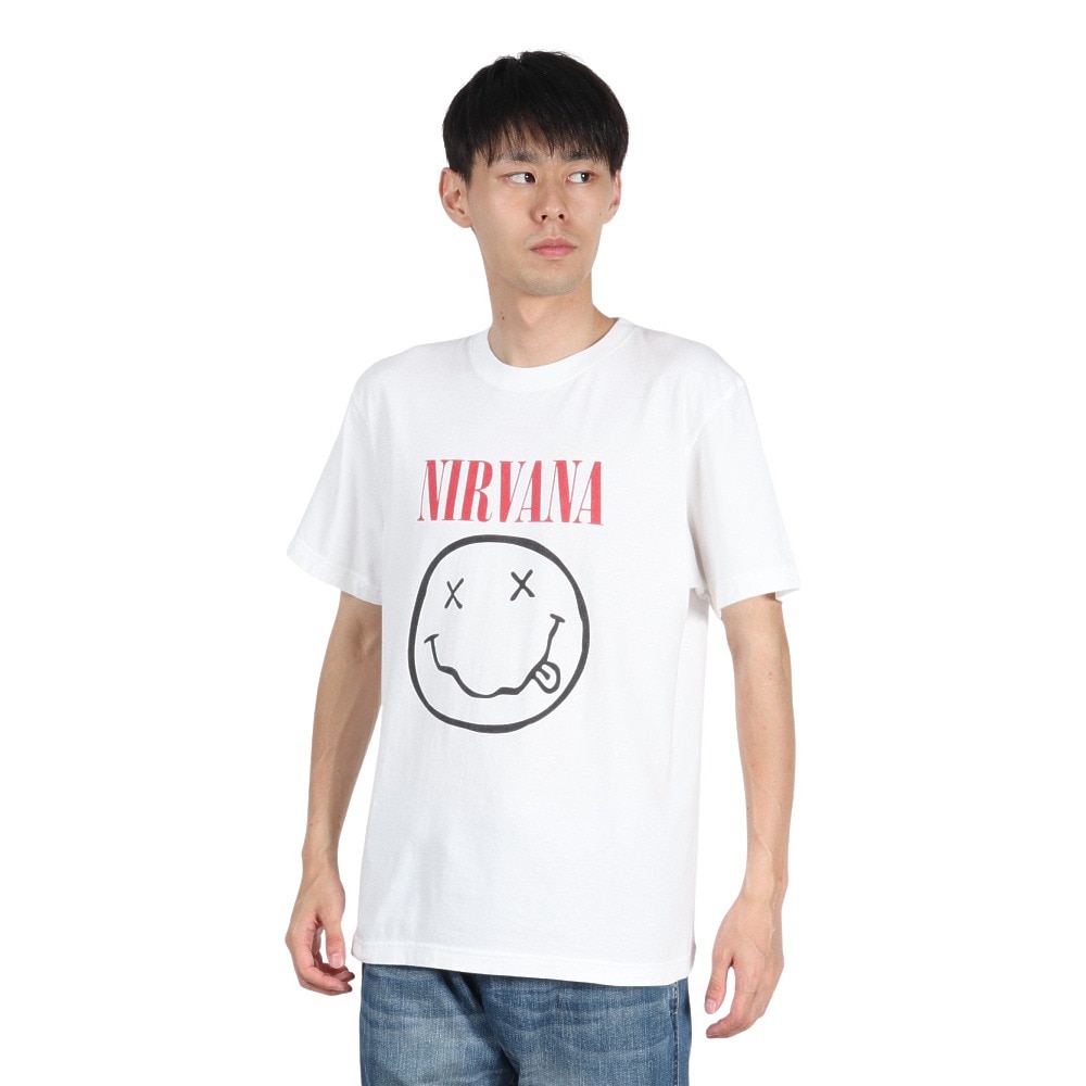 4X（4X）（メンズ）NIRVANA 半袖Tシャツ 25NVN002W WHT